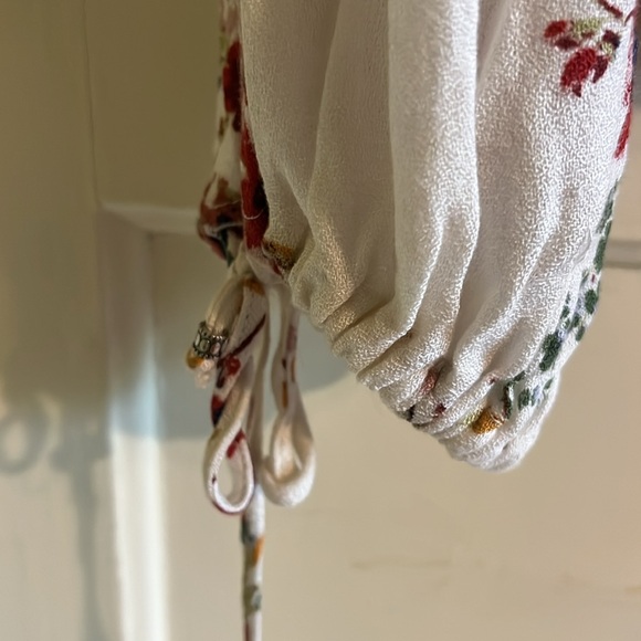 Lovestitch boho women’s floral faux wrap blouse size large - Picture 3 of 10